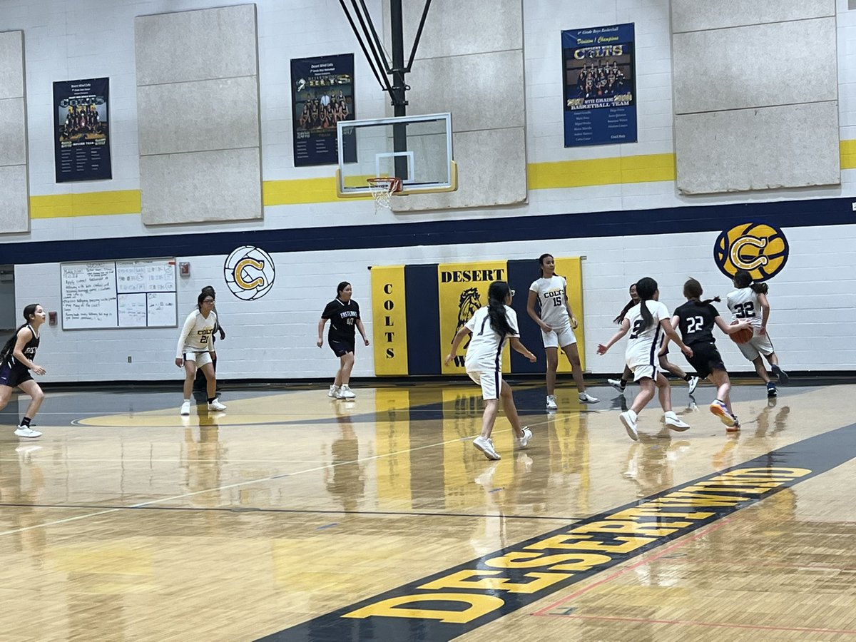 Eastlake_Middle's tweet photo. First basketball game of the season: Lady Colts vs Lady Ravens! Excitement is high! #TeamSISD #LiveTheMission #GreatnessOnTheHorizon @KMacias_DWS @frojas_ELMS @tmartinez_ELMS @DW_K8S https://t.co/QBQ7hZBAzG