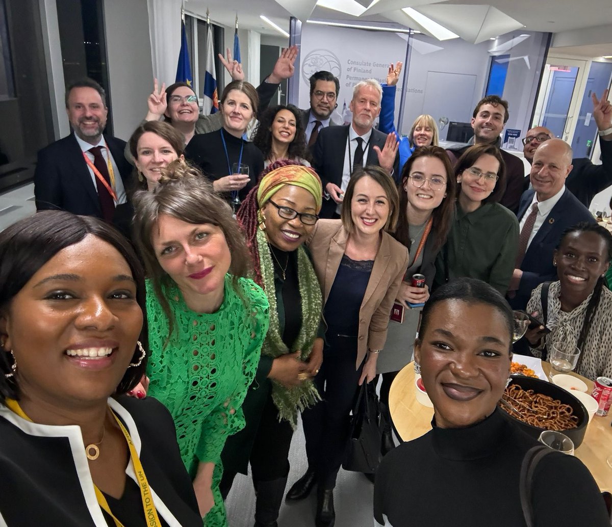 jarvelainensatu's tweet photo. First @FinlandUN event of the year – we hosted the UN Public Diplomacy Group’s gathering together with @KingdomNL_UN &amp; @Brazil_UN_NY! 

Great to meet so many new colleagues from all around the world, exchange  #PublicDiplomacy best practices &amp; hear more about #ICPD30 from @UNFPA https://t.co/YNJi5C5m7O