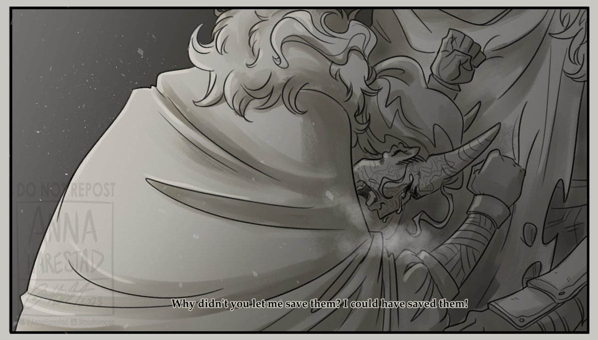 AnnaHarestad's tweet photo. i just realized i never posted these angsty backstory doodles of Raethe and her brother Levvine 👀
#dnd #dndart https://t.co/tN3loBJvg2