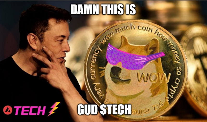 GudTechAVAX's tweet photo. It looks like $AVAX meme coins are popping off again. 

If you are buying $COQ, $BAWLS, and $KIMBO but you are not buying $TECH, what are you even doing?

Even Elon knows the tech is gud. https://t.co/xQziQATXDg