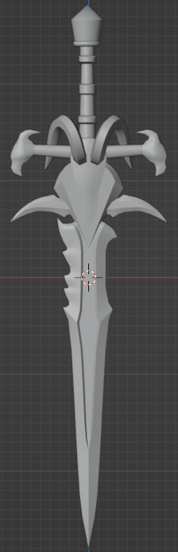 HxdShadow's tweet photo. voltei a mexer umpouco no blender, acho q vou postar a frostmourne no catalogo do roblox quando terminar 🥶 https://t.co/iTbDatMCdp