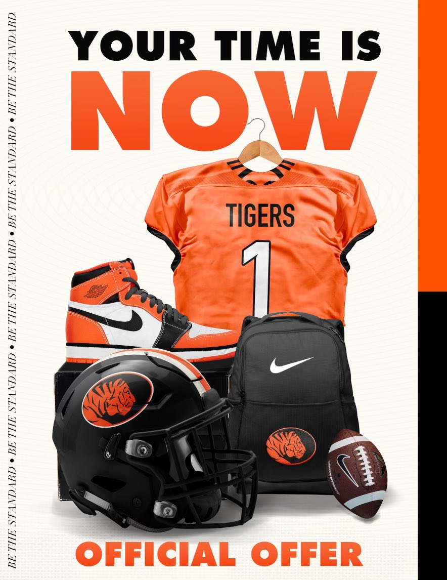 After a great call with @jackmitchell___ I am blessed to announce I received my 9th offer to continue my academic and athletic career at @ECUTigersFB ‼️