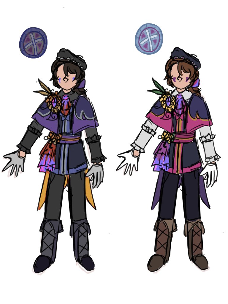 Edgar's design isn't final but I want you guys to look at this and see what you think about the color scheme #IDVRoyaltyTangoAU #edgarvalden #IDV #IdentityV