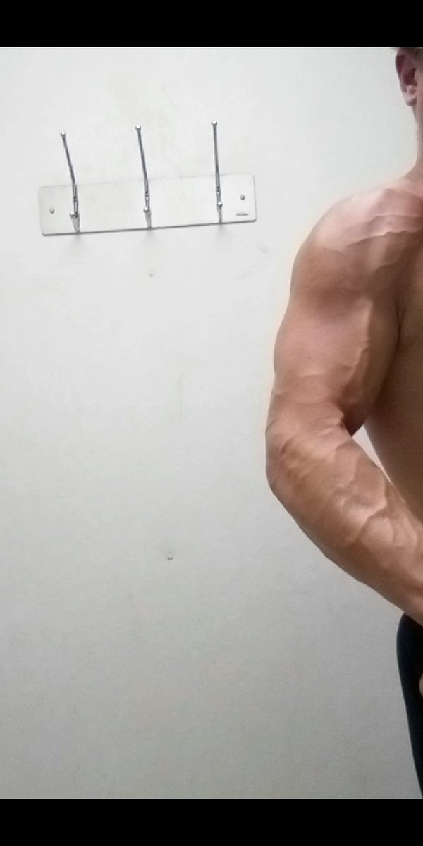 As if my arms weren't jacked enough yes I've still dialed it up even more.