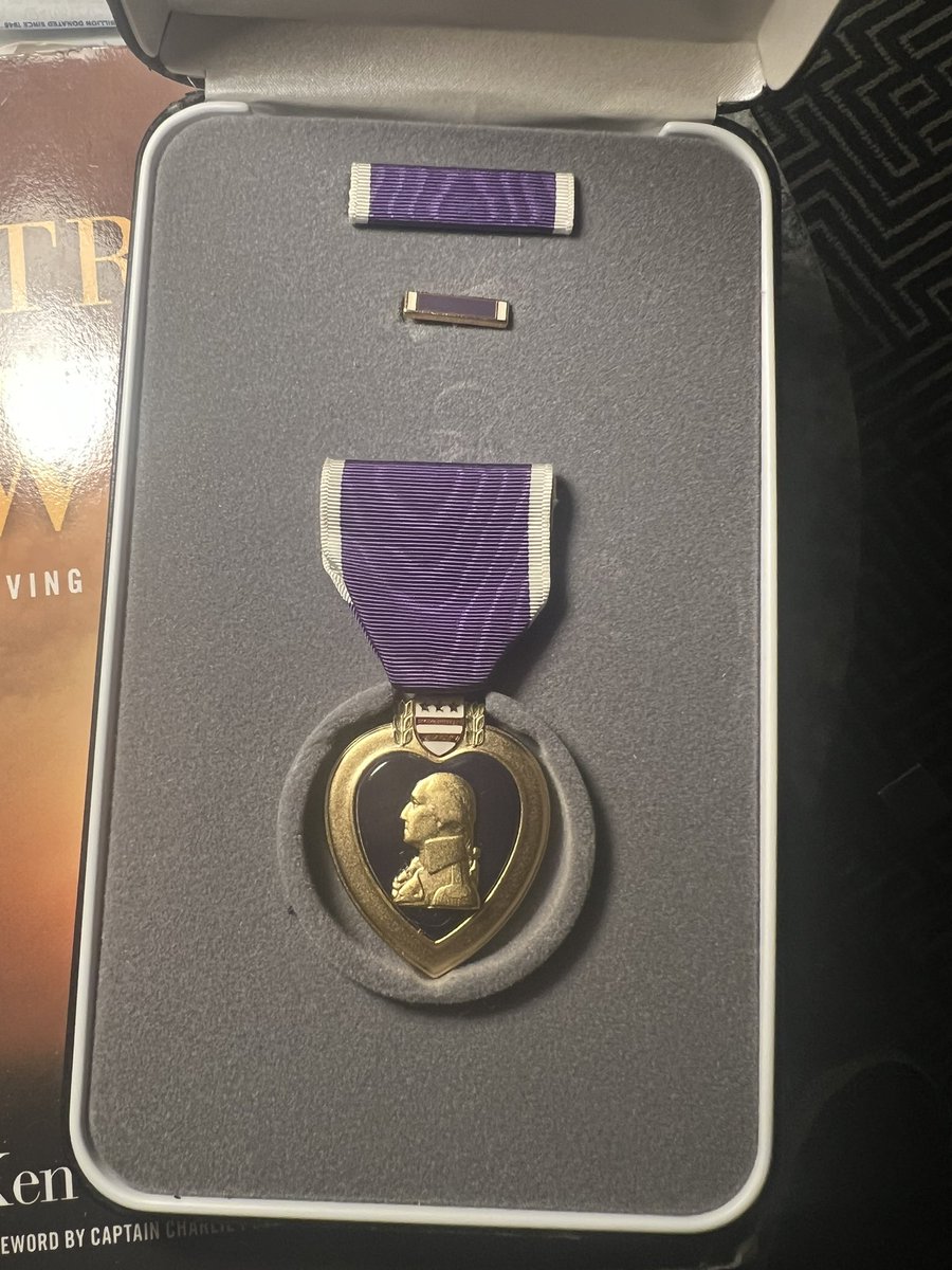Honored to be presented my Purple Heart Medal earned on one of my Iraq deployments. This process initially started when I sought help for persisting TBI symptoms. I am so appreciative to everyone who put effort into my nomination.