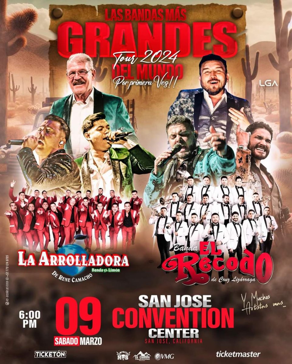 idgruperaofi's tweet photo. #IdentidadGrupera Las Dos Bandas más GRANDES banda de todos los tiempos en gira y juntas @ElRecodoOficial y @Arrolladora  y no es broma! Llegarán a tu cuidad próximamente!!
# Rt @rcynthiarivera1 @PonchoLizarraga https://t.co/J3gCwPc1LP