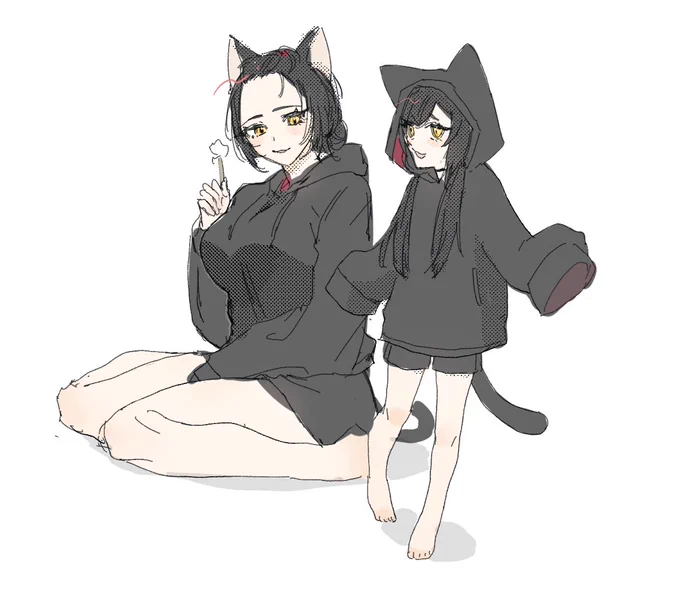 お姉さんとロリ#もあのおやつ 