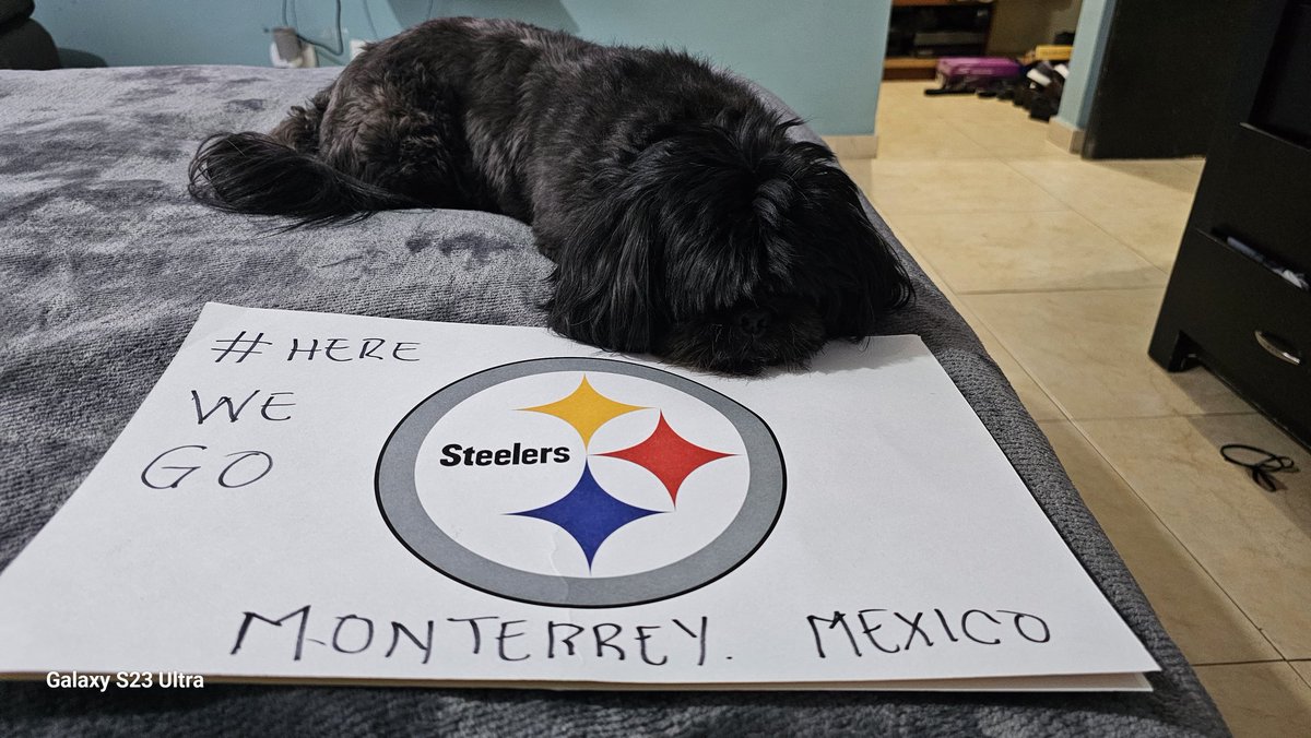 #HWG@steelers FRom Monterrey México