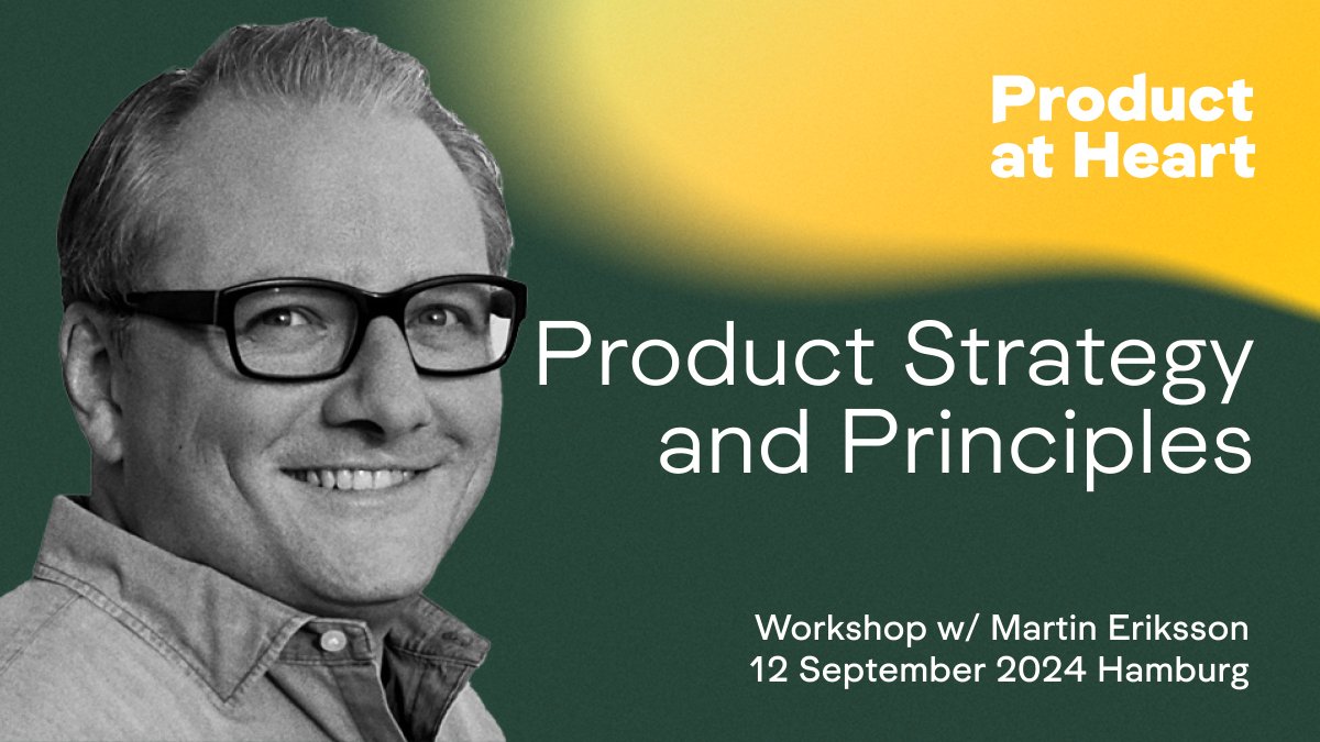 Join us for this full-day workshop with <a href="/bfgmartin/">Martin Eriksson</a> on September 12th 2024 to learn hands-on about the Decision Stack, a mental model which helps align organisations from top to bottom, and bottom to top - increasing decision-making velocity. 

🎟️ productatheart.com/workshops