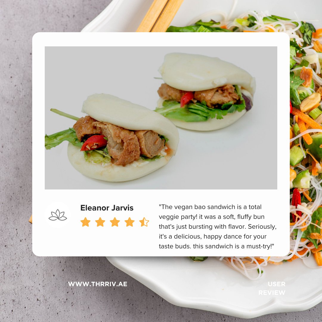 thrriv's tweet photo. The vegan bao buns from Thrriv are stealing hearts and taste buds alike! 😍🌱 Customers can't get enough of our deliciousness. Buy now on https://t.co/Kf2BQsh6Nw https://t.co/kPzji1zV9Z