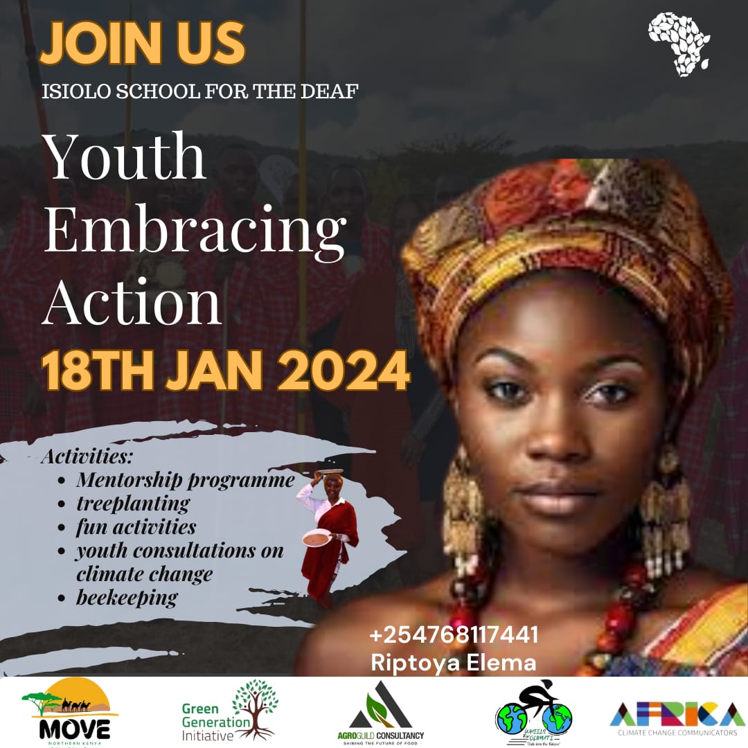 RiptoyaElema's tweet photo. It's time to promote SDG 4 and 13 in @isioloyetu we believe that disabled people also have a say on matters climate change.Lets hear what they have to say as we promote fruit trees in school @lizwathuti and climate communication @LindaMakau we will also look at smart agriculture https://t.co/HaOoTNtrFY