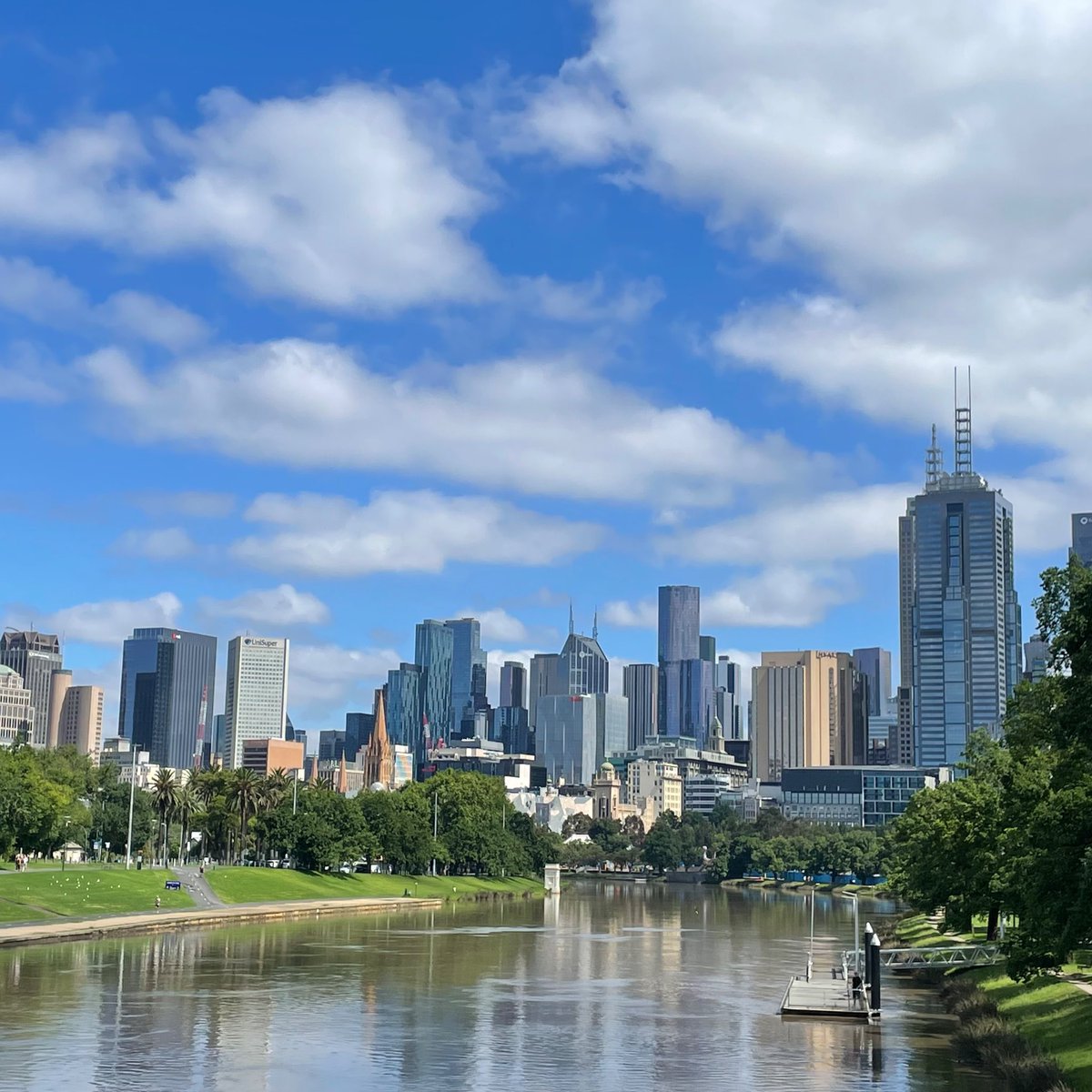 Yarra River is Beautiful 🇦🇺 😍♥️ #Melbourne #Australia #AusOpen