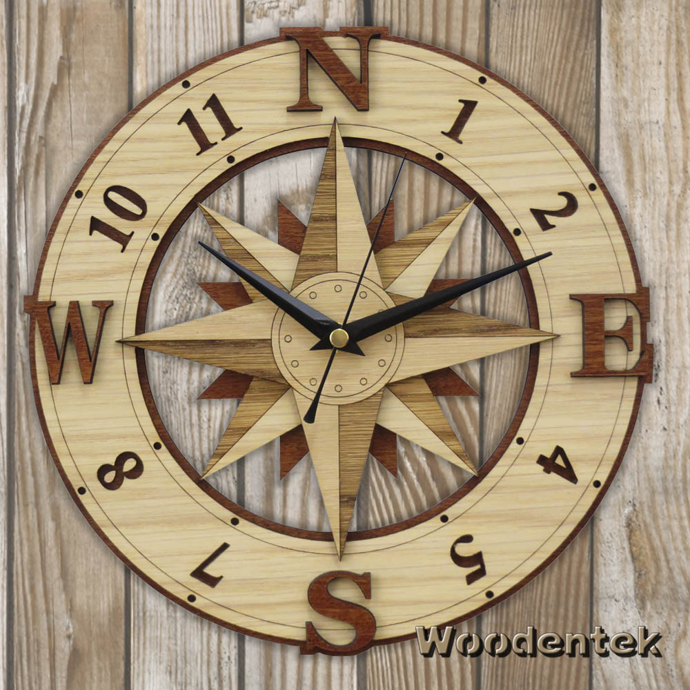 Wonderful #WindRose Wooden Clock. The perfect gift for adventure seekers. #Compass #navigation #londonist #RoseoftheWinds #trip   - WorldwideShipping - ,etsy.com/listing/491363…