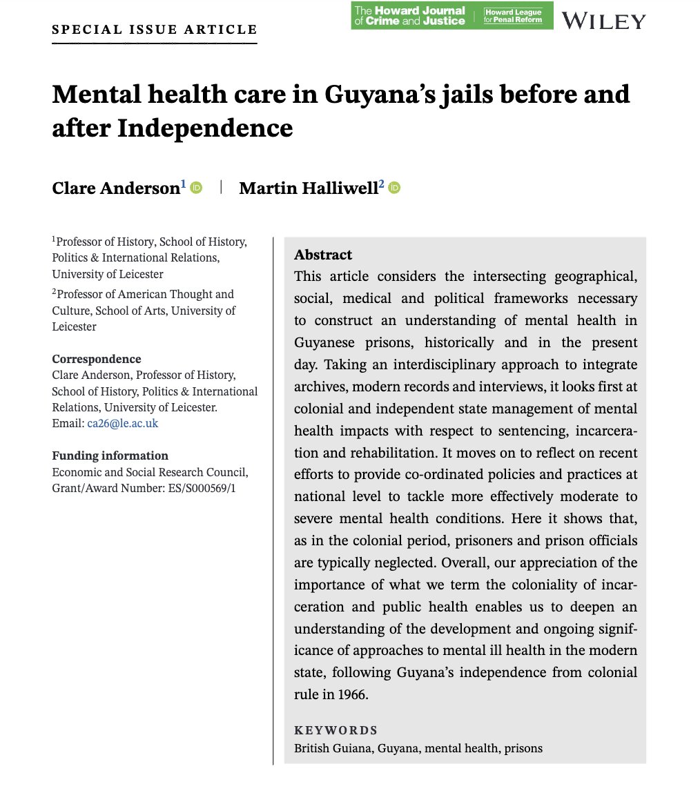 Professor Clare Anderson FBA FAcSS tweet media