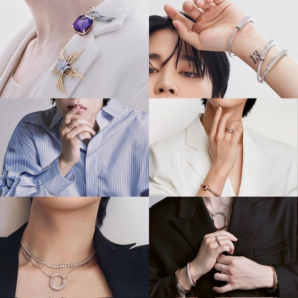 librafolders's tweet photo. jimin wearing tiffany https://t.co/zOAGpq0Fql