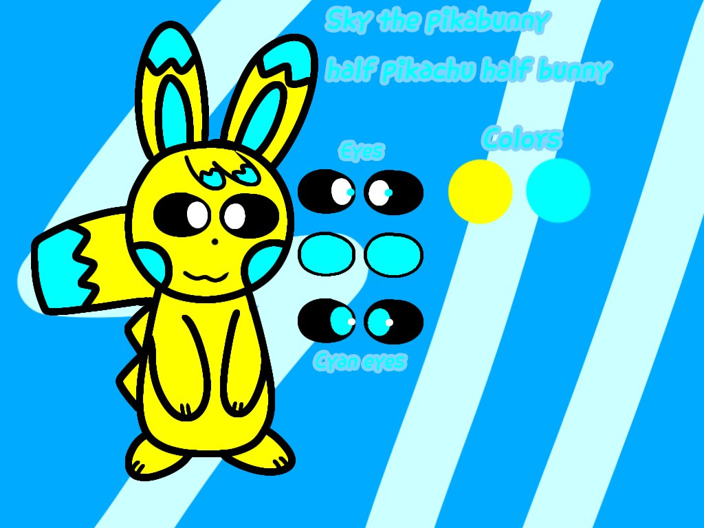 LightningSky41's tweet image. New ref sheet
Changed some stuff about my oc abit
Hope y'all like it ^^☁️⚡💙