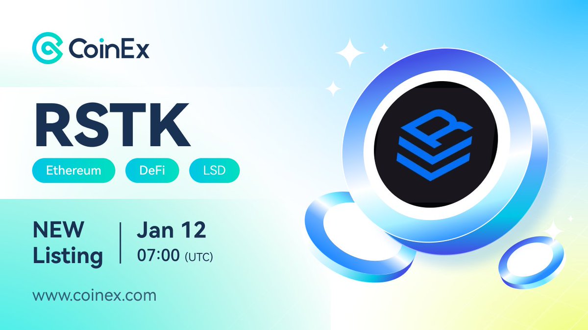 CoinEx Lists $RSTK

<a href="/restakefi/">Restake Finance DAO</a> enables LSTs to be used as cryptoeconomic security for actively validated services part of EigenLayer. Restake Finance is proposing a decentralized approach for the rehypothecation of yield.

✅ Trading Pair: #RSTK/USDT
✅ Deposit &amp; Withdrawal: Jan