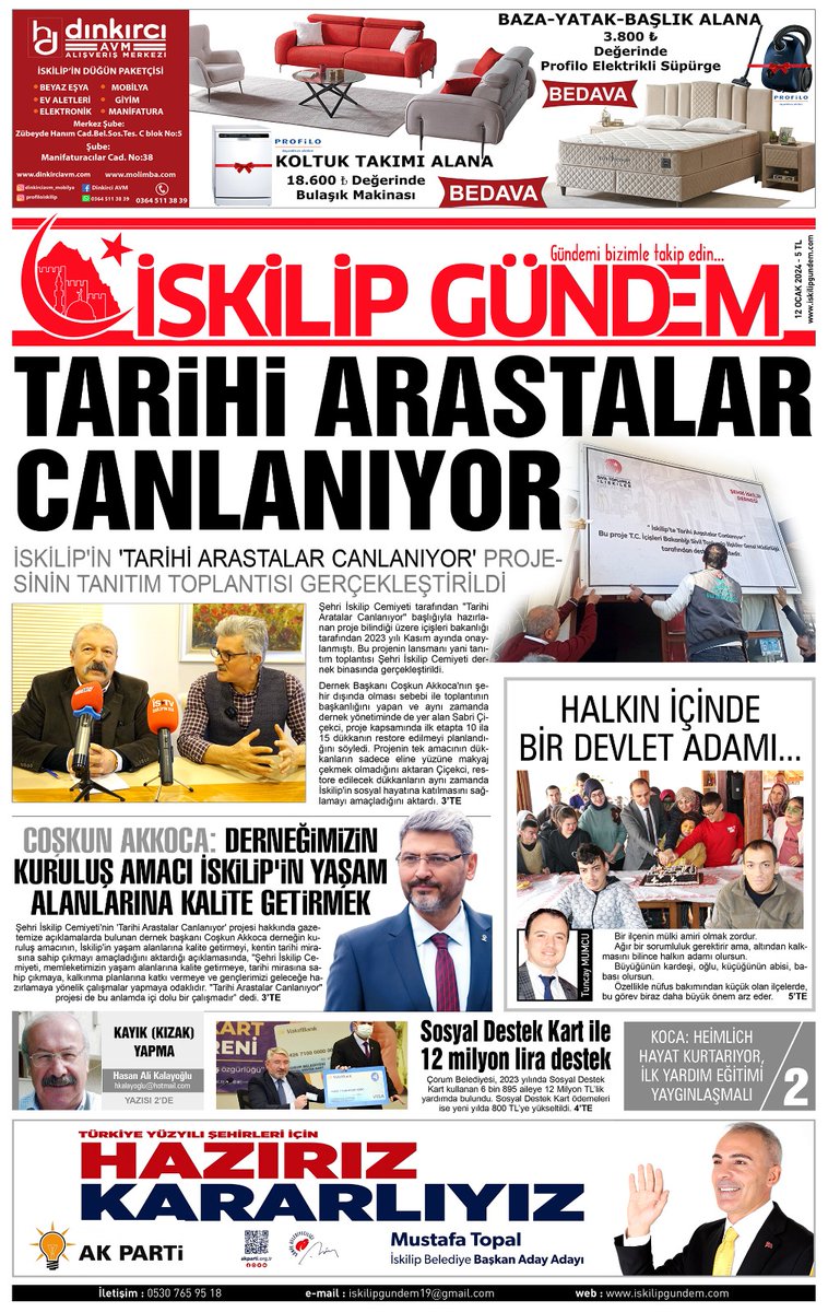 İskilip Gündem (@iskilipgundemi) on Twitter photo 