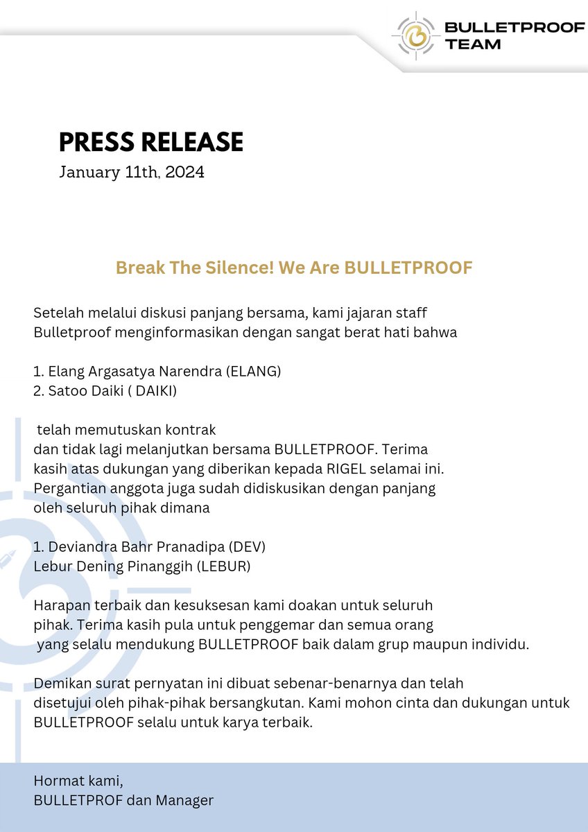 BULLETPROOF. tweet media