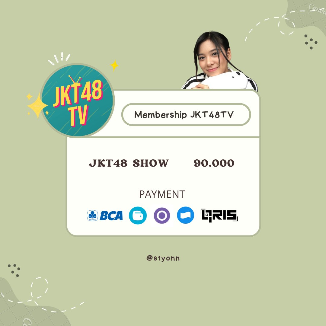 GIVEAWAY 1 MEMBERSHIP JKT48TV SHOW lagii

Syaratnya like &amp; rt tweet ini aja

Ready juga membership JKT48 TV untuk nonton show reguler + last show + senshuraku.
JKT48 SHOW 90k

Testimoni di pin 
<a href="/shirouuz/">Shirou</a>

Info lainnya boleh DM atau link di bio