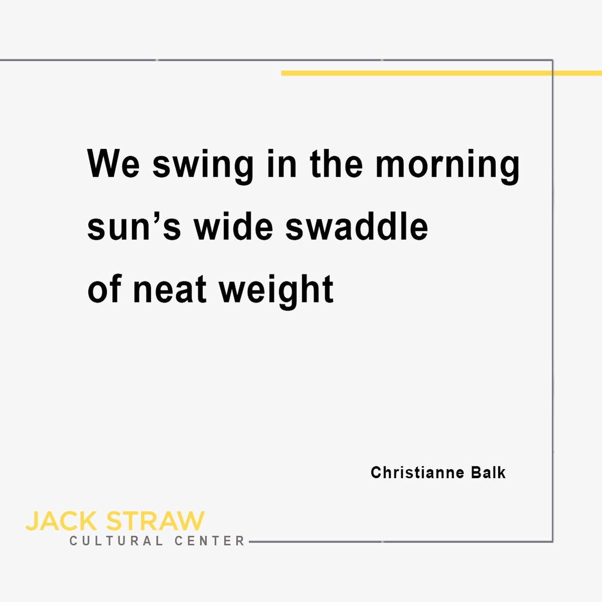 jackstrawarts's tweet photo. We have an excerpt for you from #JackStrawWriter Christianne Balk's poem, Mule Hymn.
#JackStrawWriters #JackStrawWriters2019 #RecordingStudio #SeattleRecordingStudio #Seattle #Poetry #InstaPoetry #PoetryOfInstagram @christiannebalk https://t.co/w7vKa4lylY
