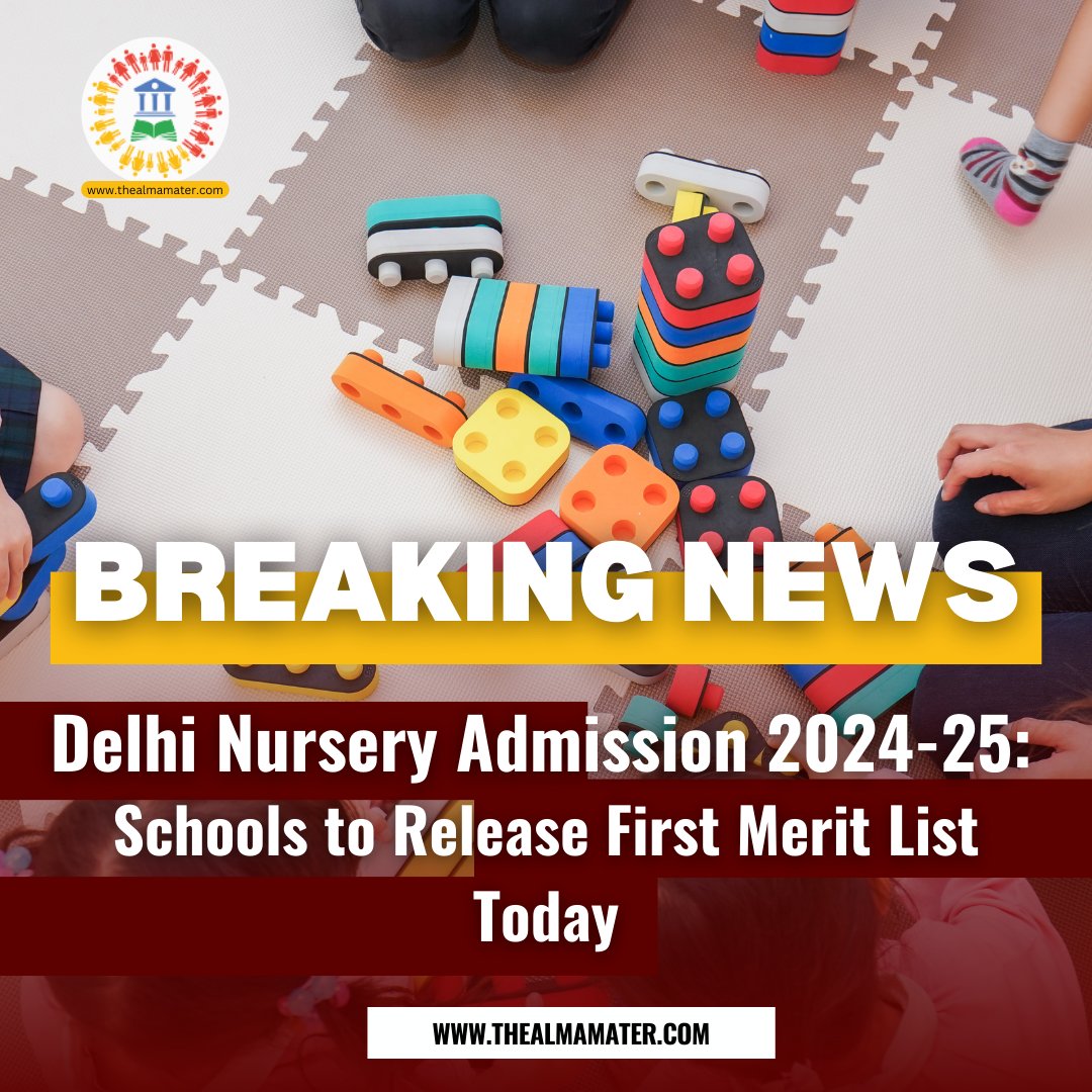 The Directorate of Education, New Delhi, will release the first merit list of selected candidates for admission to Nursery,  KG, & Class 1 today.

#DOE #Nursery #KG #preschool #admissions #Delhi #NewDelhi #meritlist #nurseryadmissions #delhischools