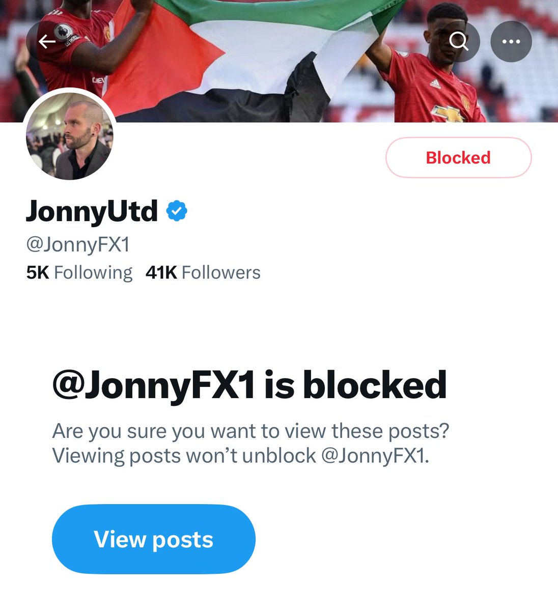 First ever block. Should wear a nappy round his chops he chats so much shit