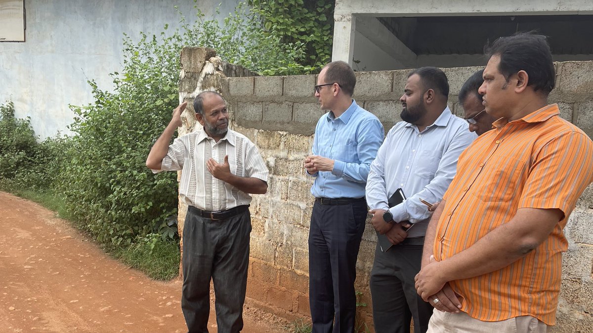 CanHCSriLanka's tweet photo. Also this week, @AmbEricWalsh made a first visit to @UoVavuniya, and met with @ShopOlai and others in the #Vanni region. https://t.co/eu60MQHvgt