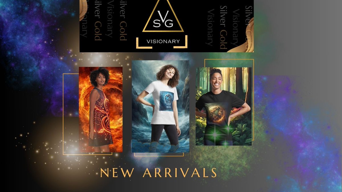 SGoldVisionary's tweet photo. Step into a realm where fashion meets fantasy!  Introducing our Elemental Collection

SGV Adventure Guild
https://t.co/BqJzWcQ4rA

SGV Pigeon Post:
https://t.co/kIjN5P4bcj

#fashionblog  #viking #colorful #picoftheday #redbubble #inspiration #outfit  #fantasy #silvergoldvisionary https://t.co/v6LMbGeQ68