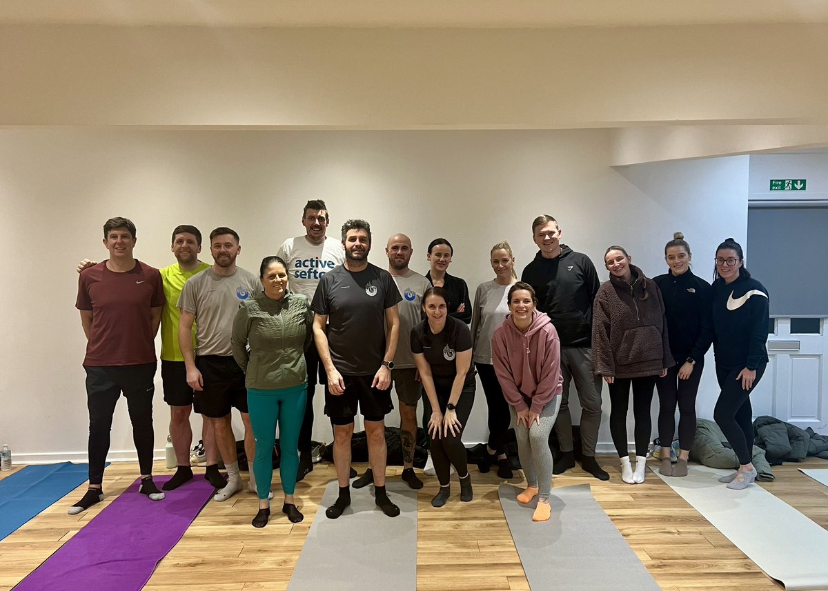 MLHRunning's tweet image. What a fantastic start to the MLH yoga for runners classes last night. 

Classes weekly at Alive Fitness in Crosby.