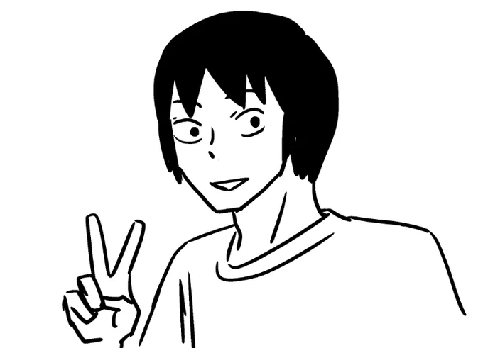 わたしは男子の腹筋をあまりねっしんに描かないのだけど(あんまりばきばきだとキャラに合わないから)必要にかられると、あれ?ふっきん6コ?8コ?ってなりながら一応調べて描きます
なぜかわからないけど自分の絵だと6がしっくりきます
やっぱりばきばきすぎると合わないのかな 