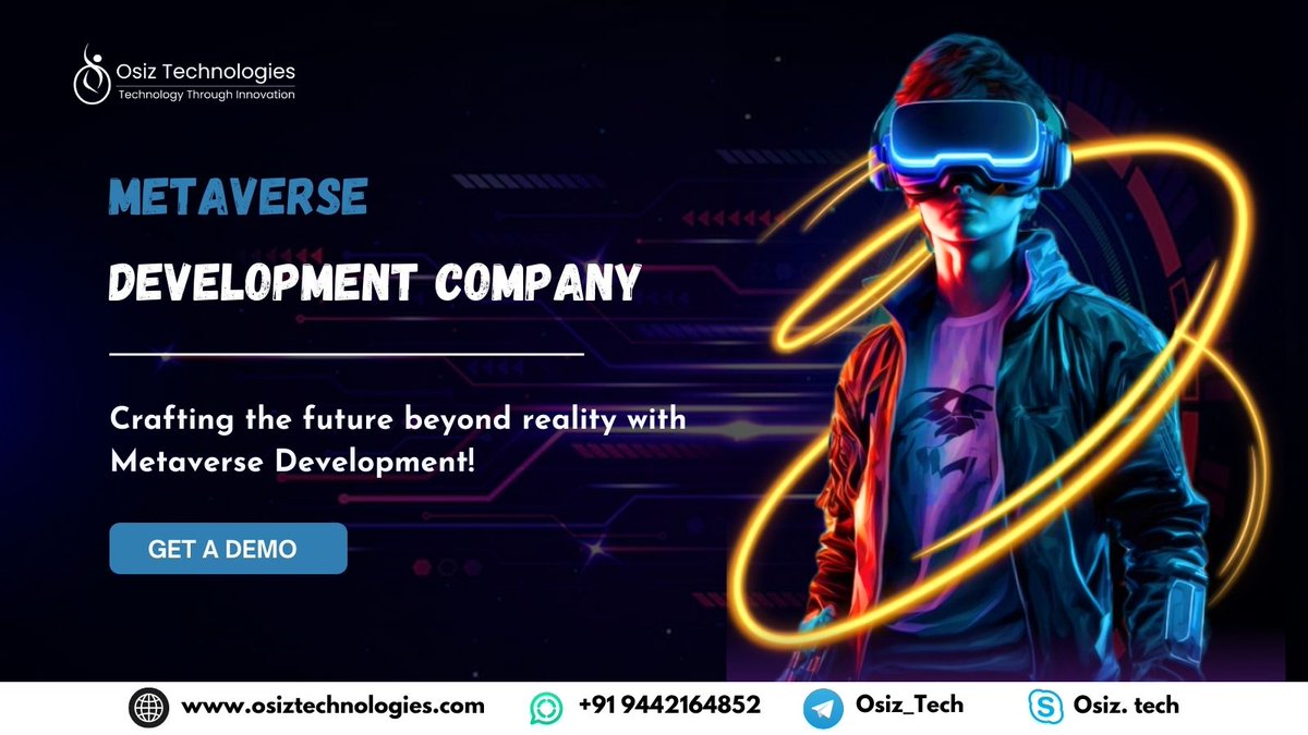 mathewbenze's tweet photo. Looking for a reliable #Metaverse development company? #Osiz is your answer >> https://t.co/pIDOq7DOor
#metaversedevelopment #metaversecompany #virtualrealitytech #nextgendev #futuretech #immersiveexperience #techinnovation #digitaltransformation #vrdevelopment #china #Uk #India https://t.co/Gew2XN0nus