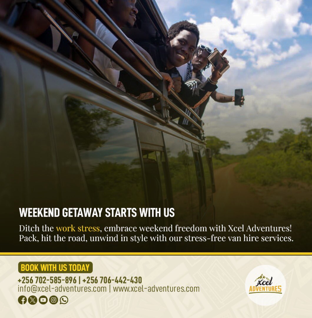 Escape the workweek hustle and embark on a stress-free adventure with Xcel Adventures! 🌟 Let our van hire services be your ticket to weekend freedom. 🚐 Pack your bags, hit the road, and unwind in style. Your perfect getaway starts with us! 🏞️✨ #XcelAdventures #WeekendEscape