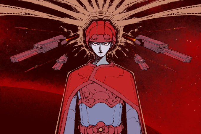 「belt red cape」 illustration images(Latest)｜3pages