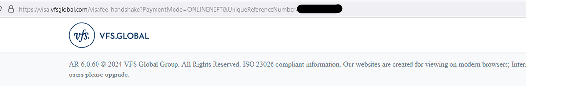 latest usvisscheduling woes: the payment gets stuck at this page regardless of chrome, firefox or safari usage with same error message