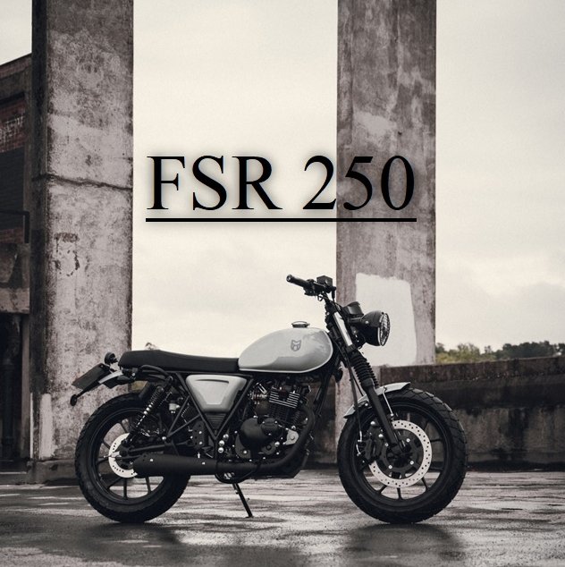 MUTT_SAPPORO's tweet photo. #FSR250 は17インチキャストホイールとロードタイヤを組み合わせた #バイク で、コーナーに突入し直線を一気に駆け抜ける性能を得ました。
ボディカラーは「マットブラック」と「クールグロスグレー」の2色展開となっています。
#MUTT #札幌 にて現車を展示しております。
是非一度ご覧下さいませ。 https://t.co/ApknQVqRrJ
