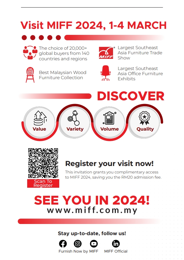 Angelan ergonomic office chairs sincerely invite you join us on
Malaysian International Furniture Fair ( MIFF ) Mar 1-4,2024
Exhibition hall No.: M607A
Exhibition booth No.: MITEC
Sales manager:Kelly 
Email:zhenxingindustrysz@hotmail.com 
Tel/wechat:+86 19977906876