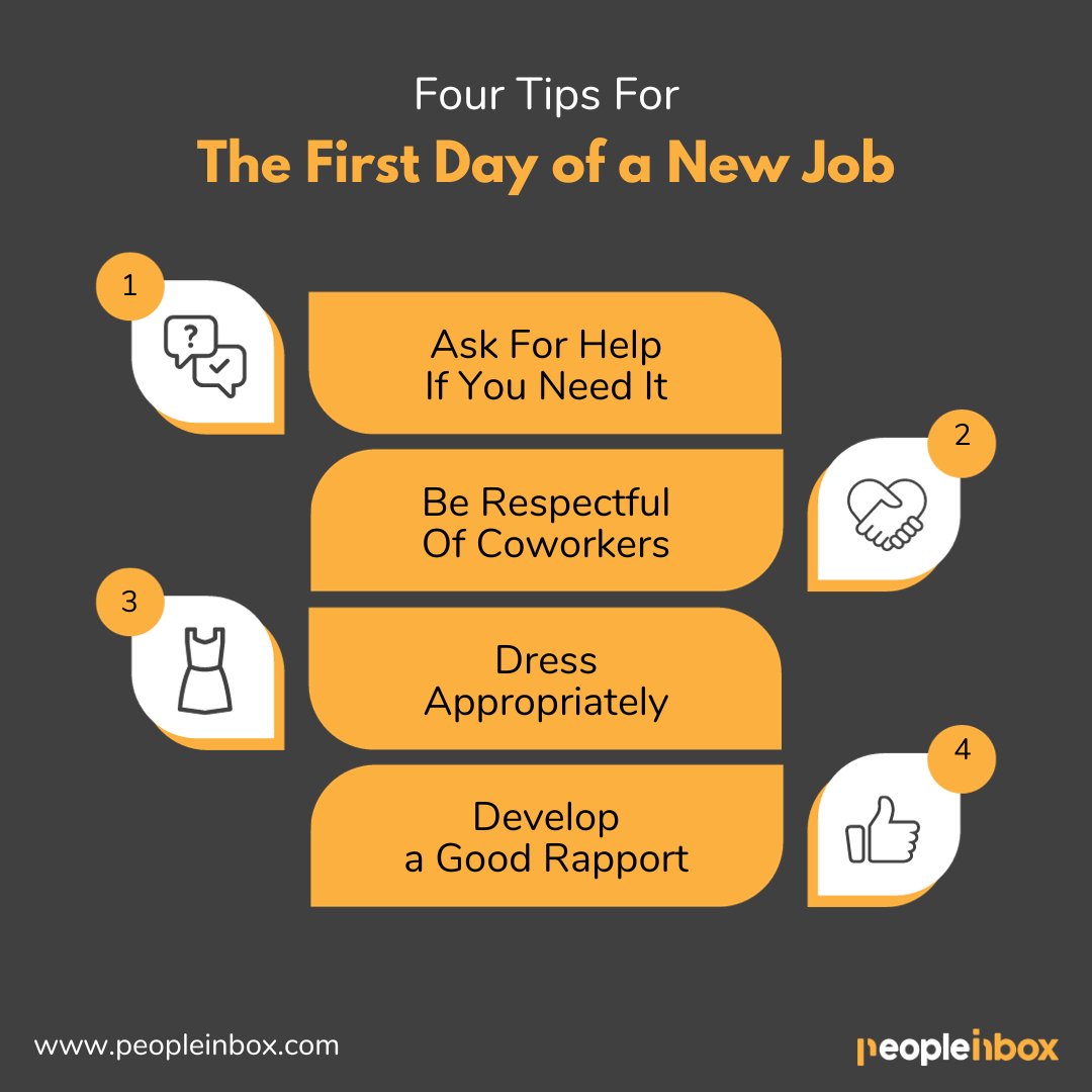 PeopleInbox's tweet photo. Embarking on a new adventure! π Here are four game-changing tips to ace your first day at the new job! πΌβ¨
Follow Peopleinbox for more...
#NewBeginnings #CareerTips #FirstDaySuccess #Peopleinbox https://t.co/7JiWGHltCa