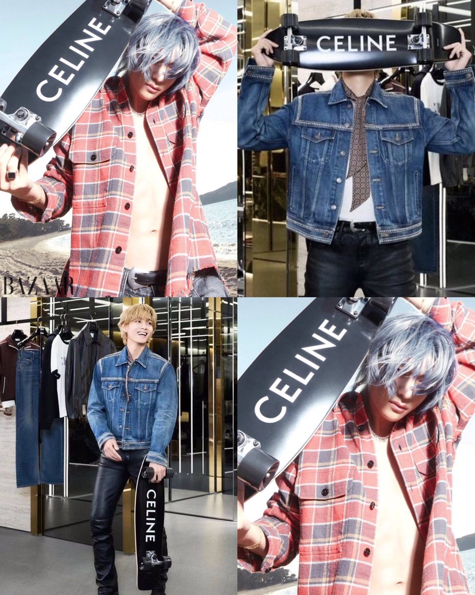Taehyungimpact's tweet photo. Taehyung with celine skateboard ✨ https://t.co/90Je0lyND2