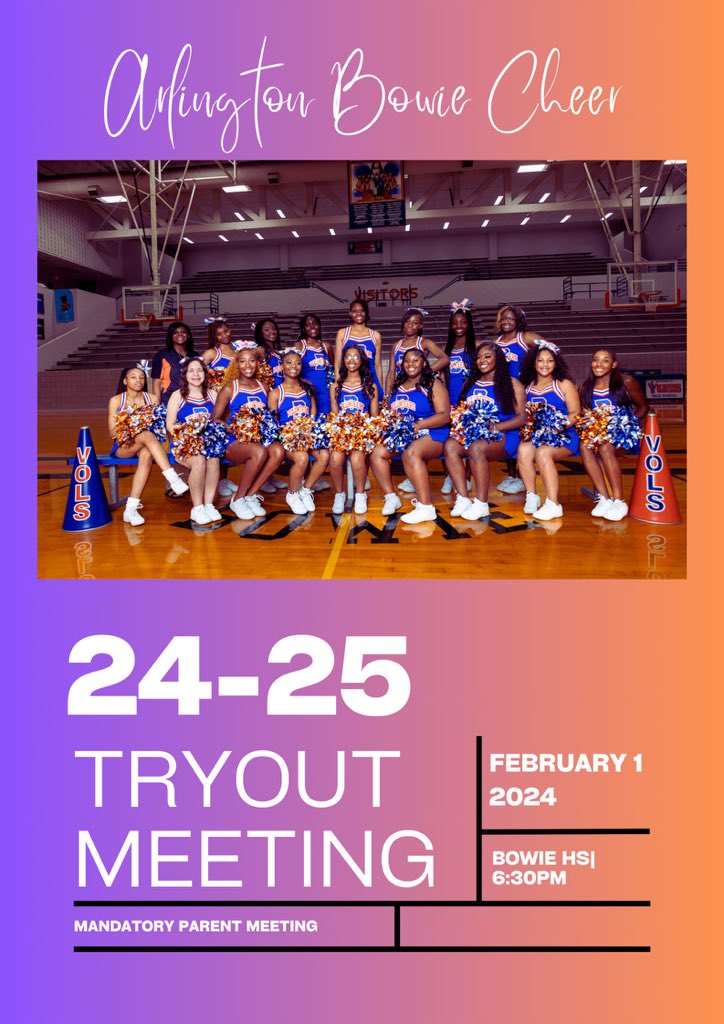 BHSVOLSCHEER's tweet photo. It’s that time💙🧡🤍 #TryoutSzn https://t.co/AJDQju4Adz