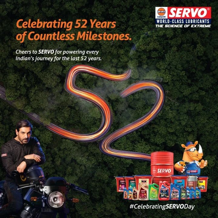 TatuJit's tweet photo. Here's to 52 years of incredible milestones! SERVO is proud to be the most reliable companion on the road for every Indian over the last half-century and more.
Thank you for all your love and support! #HappyServoDay https://t.co/APwLeXVpD7