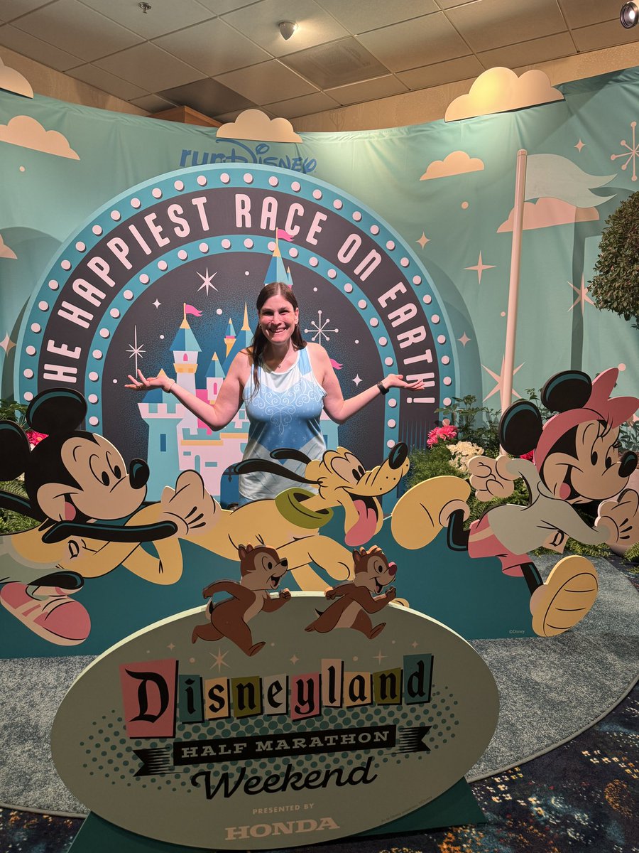 JulieRei's tweet photo. WE’RE BACK BABY!!! After 7 years of drought, the RunDisney Disneyland races have finally returned!!! It’s going to be 3 early rises and long drives to Anaheim, but I’m so happy to run again in the Happiest Place On Earth!!! #TransGirlsCan #KetoRunner #RunDisney #DisneylandHalf https://t.co/kqkAlpI0eW
