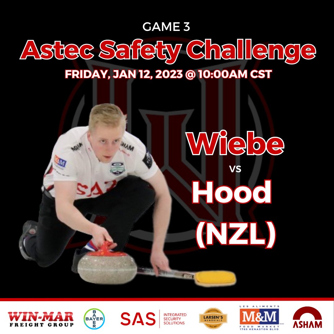 Day one recap:

We dropped our first game to Team Sluchinski but were able to rebound in the afternoon against Team Parent.

Looking to keep the momentum going tomorrow morning against Team Hood of New Zealand.