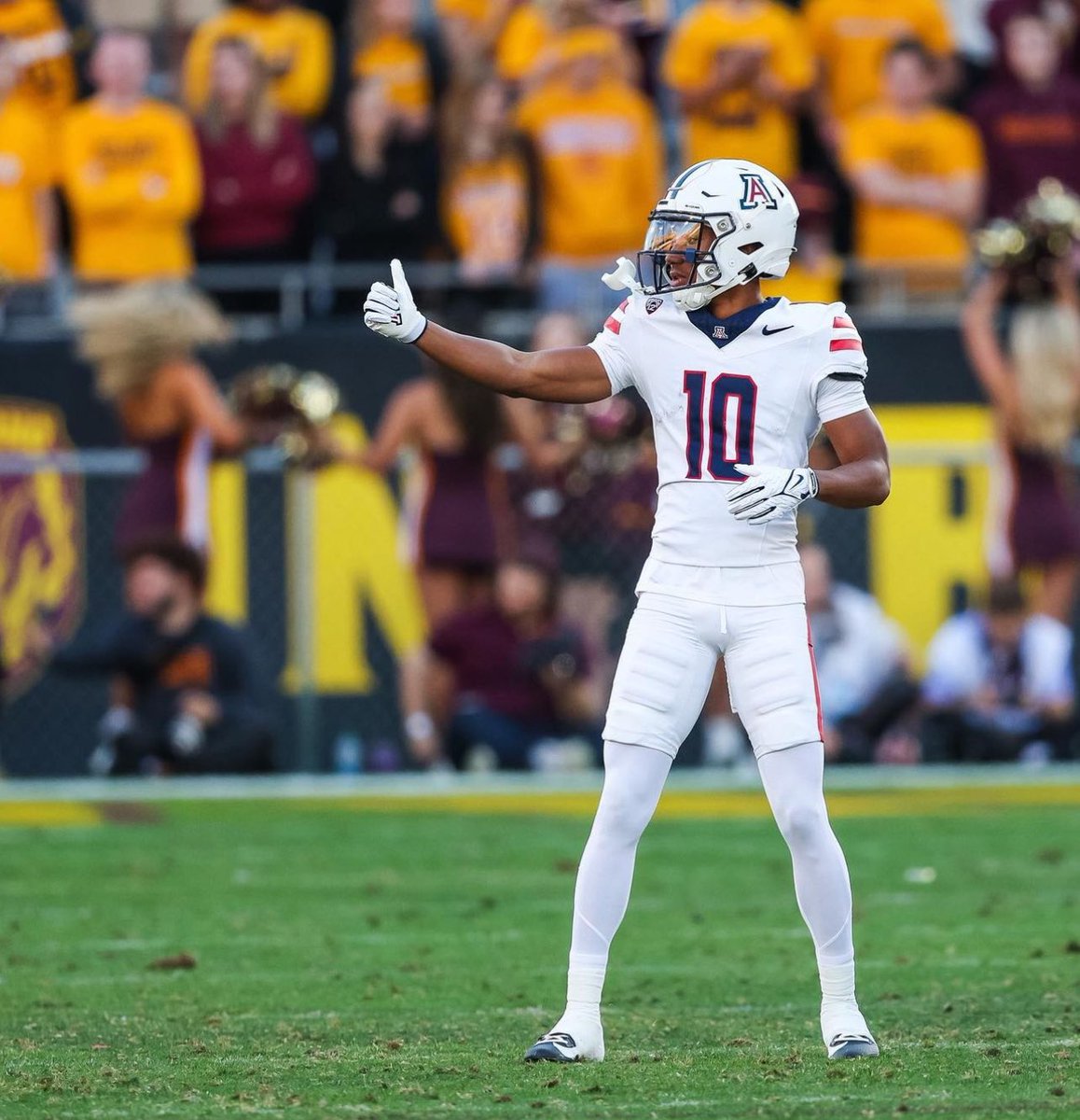 I will be at the University of Arizona tommorow !🌵🏜️ @Ballhawk__8 @CoachTroop3 @GregBiggins @ChadSimmons_ @adamgorney @hitlistsports1