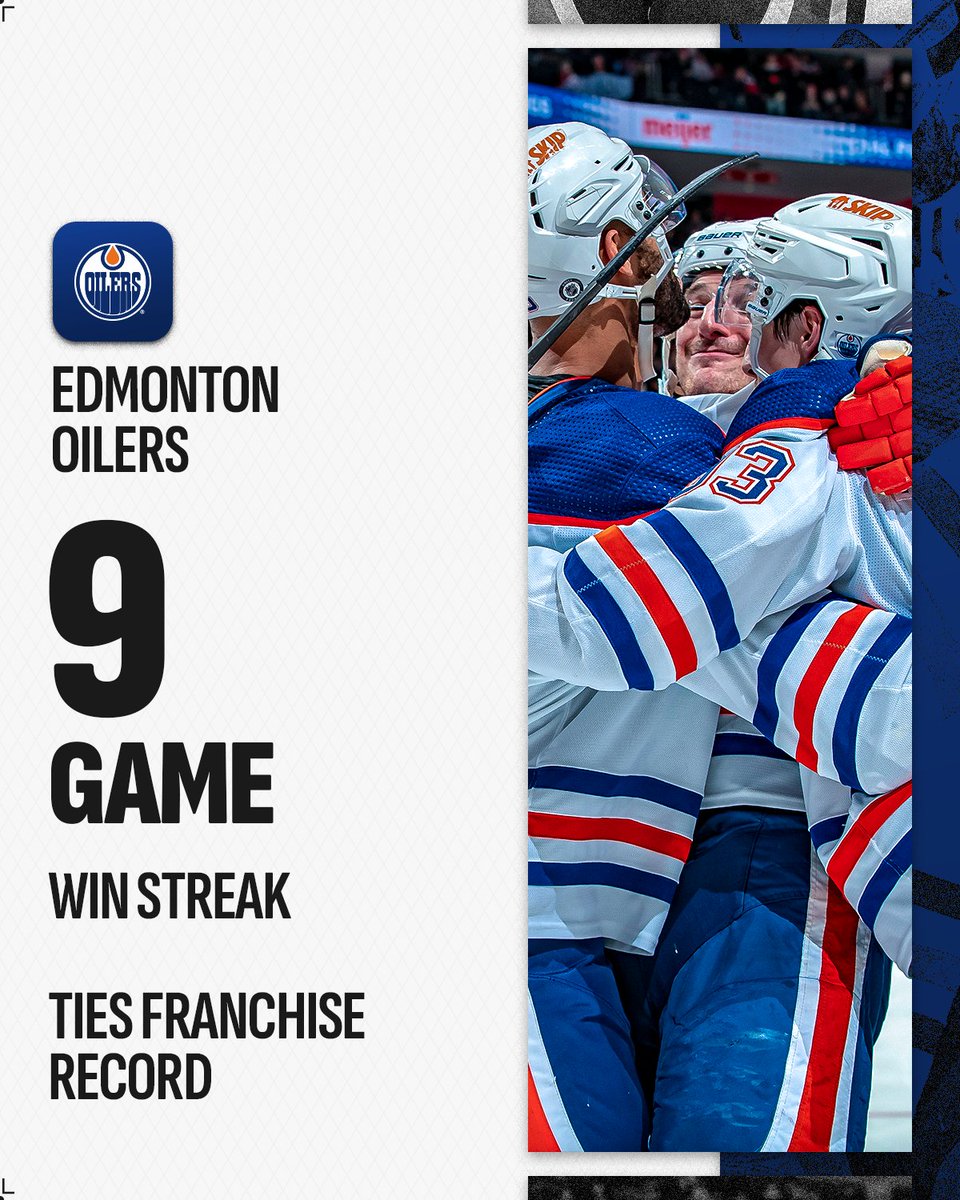 These <a href="/EdmontonOilers/">Edmonton Oilers</a> just keep on rolling! 💪