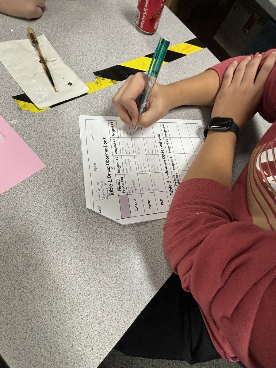 You know it’s going to be an engaging lesson when Ms. Garcia holds a toxicology lab for her <a href="/THS_Tigers/">Travis High School</a> Forensic Science students!