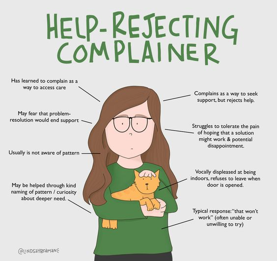 dinikopi13's tweet photo. Pernah gak punya temen yg hobinya mengeluh tapi kalo dikasih solusi, malah ga dijalanin?

Kadang sampe capek dengerin komplain masalah yg sama berulang kali

Ternyata namanya Help Rejecting Complainer. aku jadi sadar kalo mereka...