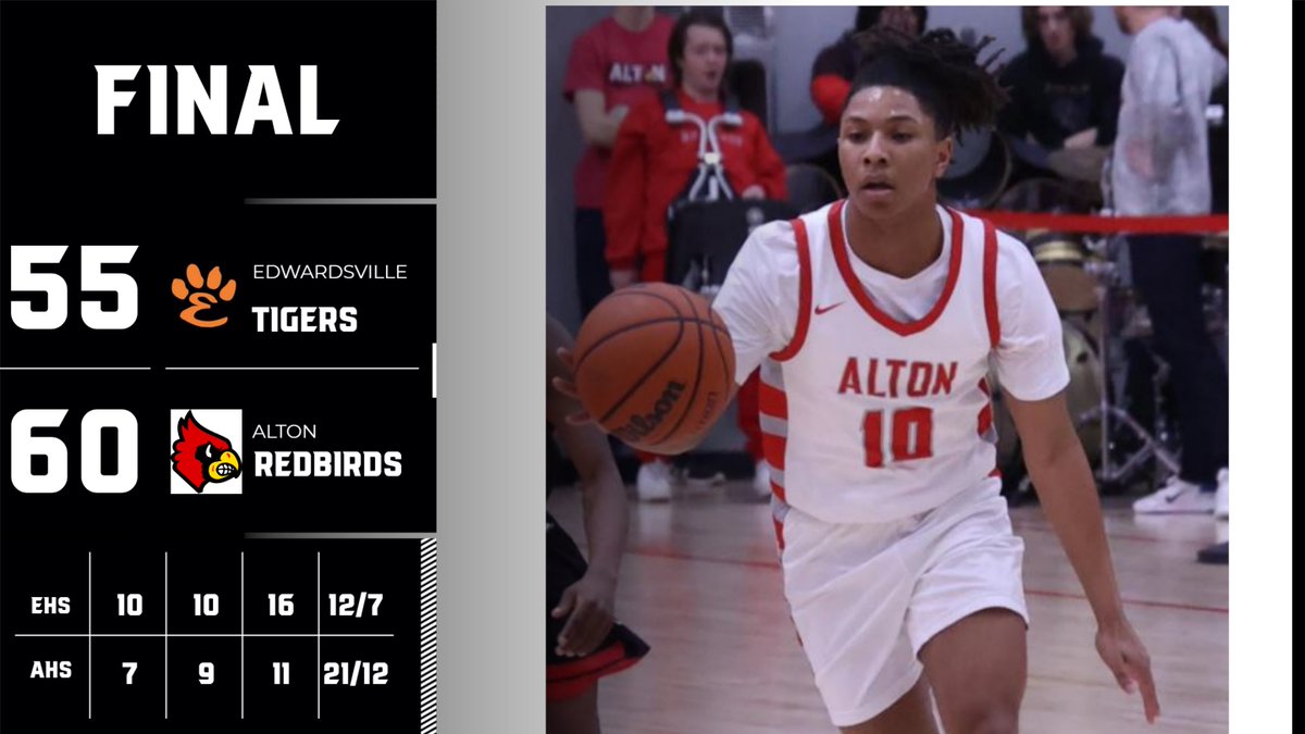 Huge WIN for the Redbirds! Get sweep tonite as all 3 levels get the Dub. Redbirds come all the way back in 4th to force OT and Hassani Elliott wills the Birds to the win with 28 pts. Kameron Burnett with stellar defense all night. <a href="/AHS_Redbirds/">Alton High School</a> <a href="/GSV_STL/">Gateway Sports Venue</a> <a href="/Edwardsville618/">Edwardsville Athletics 618</a>