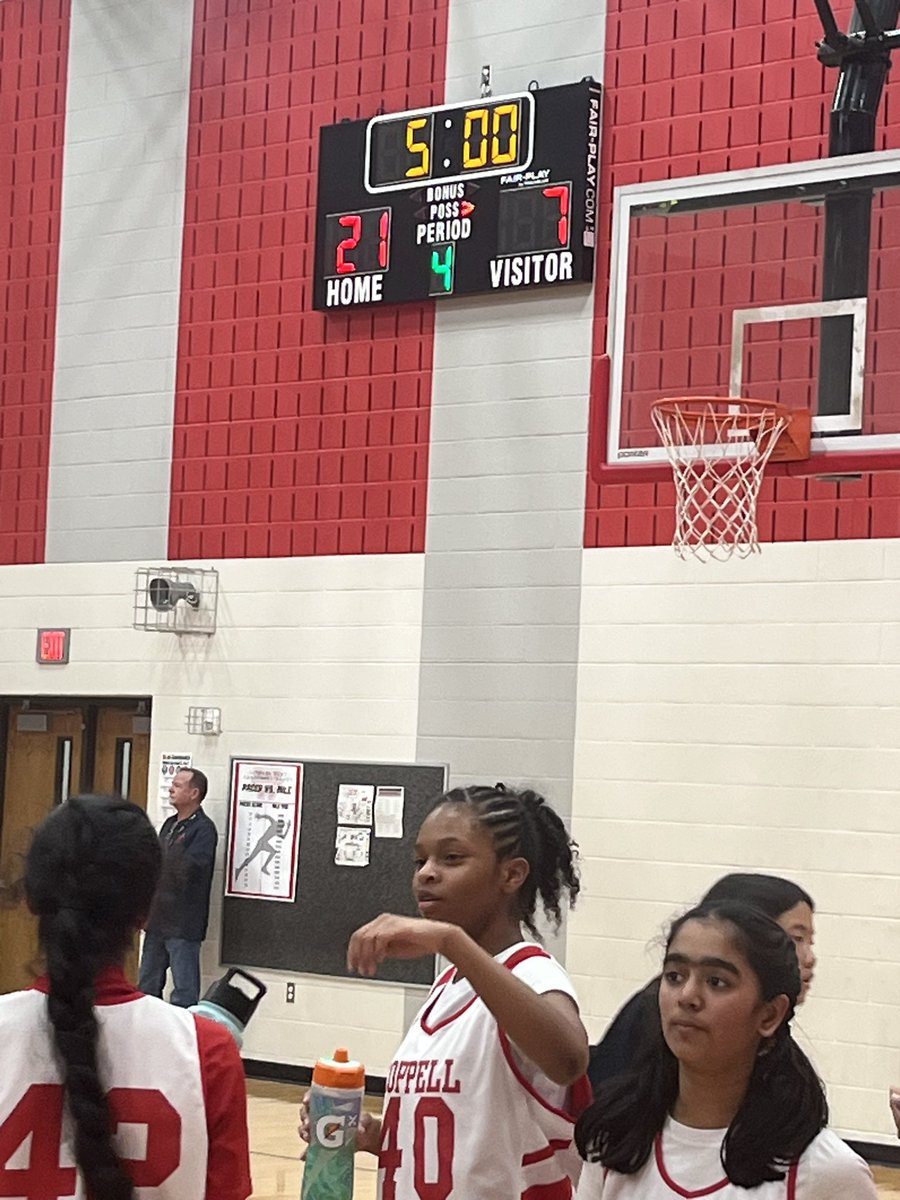 mrszoda's tweet photo. Great job tonight by our CMSWest Lady Wrangers! Clean sweep with wins by all 3 7th grade teams! #westfam #cmswest #westathletics https://t.co/yP42shS7ws