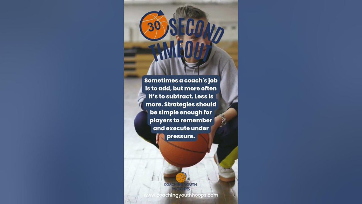 bflitter's tweet image. Subtract Complexity, Add Simplicity That Sticks #basketballshorts #youthbasketball #youthcoaching dlvr.it/T1GsVN
